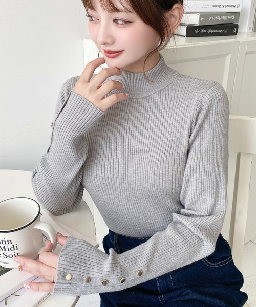 極美品 UNITED ARROWS 2024SS Cボトルネックニット パープル アウトレットのカーディガン / ボレロ（パープル）の商品一覧