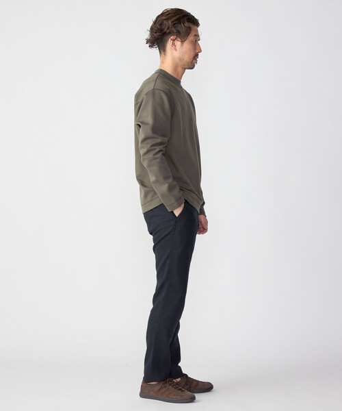 SHIPS: ウール/アンゴラ テーパード チノパンツ 22FW