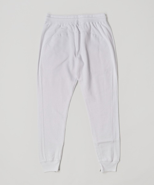 1piu1uguale3 RELAX(ウノピュウノウグァーレトレリラックス)の「【1PIU1UGUALE3 RELAX】1+1=3 RHINESTONE PANTS(スウェットパンツ・メンズ・ホワイト/ブラック/グレー・MEDIUM/LARGE/X-LARGE)」の5枚目の写真