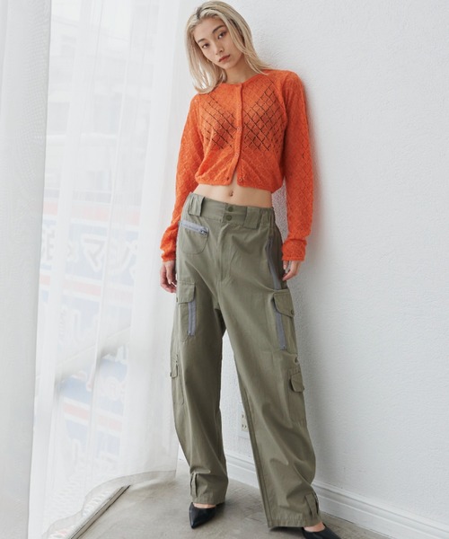 セール】かぎ編みニットカーディガン（カーディガン/ボレロ