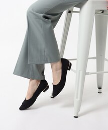 ◆【日本製】晴雨兼用クッションフラットパンプス