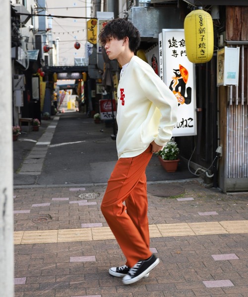 ZIP FIVE（ジップファイブ）の「【ZIP FIVE】【e.g.】ビッグシルエット ワンポイントスウェット スナップカーディガン（カーディガン/ボレロ・レディース・ブラック/ネイビー/ブラウン/アイボリー/杢グレー・MEDIUM/LARGE/X-LARGE）」の7枚目の写真