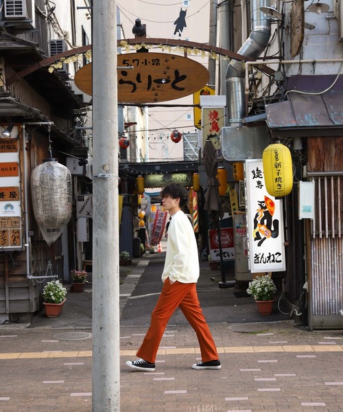 ZIP FIVE（ジップファイブ）の「【ZIP FIVE】【e.g.】ビッグシルエット ワンポイントスウェット スナップカーディガン（カーディガン/ボレロ・レディース・ブラック/ネイビー/ブラウン/アイボリー/杢グレー・MEDIUM/LARGE/X-LARGE）」の8枚目の写真