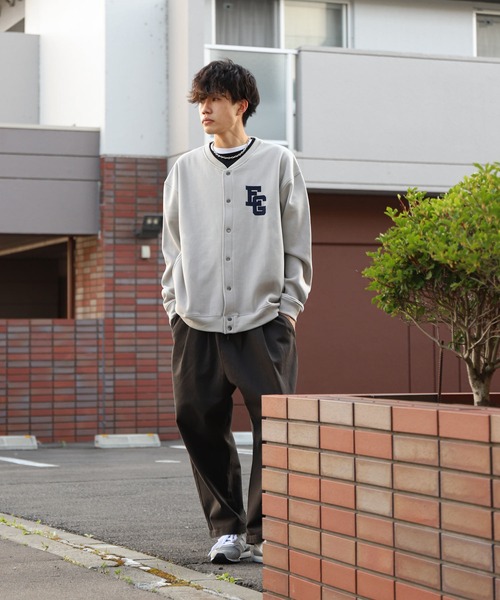 ZIP FIVE（ジップファイブ）の「【ZIP FIVE】【e.g.】ビッグシルエット ワンポイントスウェット スナップカーディガン（カーディガン/ボレロ・レディース・ブラック/ネイビー/ブラウン/アイボリー/杢グレー・MEDIUM/LARGE/X-LARGE）」の14枚目の写真