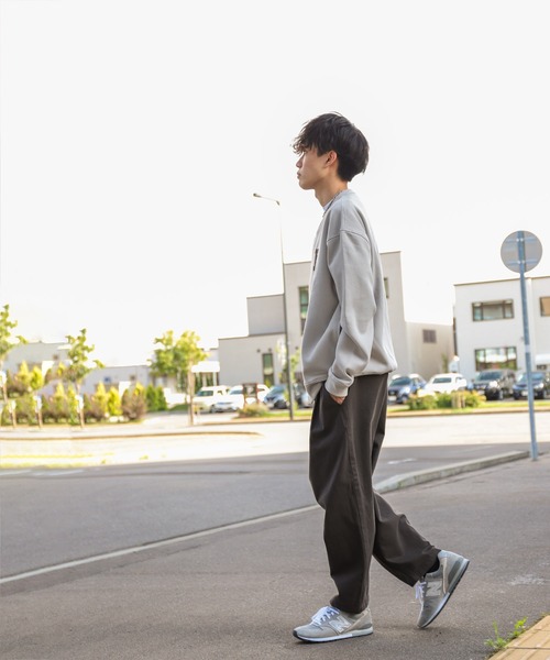 ZIP FIVE（ジップファイブ）の「【ZIP FIVE】【e.g.】ビッグシルエット ワンポイントスウェット スナップカーディガン（カーディガン/ボレロ・レディース・ブラック/ネイビー/ブラウン/アイボリー/杢グレー・MEDIUM/LARGE/X-LARGE）」の15枚目の写真