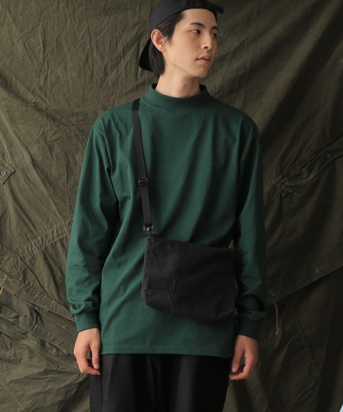 WAIPER.inc（ワイパーインク）の「Cal Cru カルクルー ヘビーウェイトロングスリーブモックネックT（Tシャツ/カットソー・メンズ・グレー/ネイビー/ブラック/ホワイト/グリーン・L/XL/S/M）」の15枚目の写真