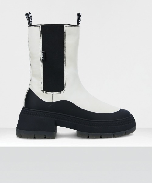 NO NAME（ノーネーム）の「NO NAME/ノーネーム/STRONG HI CHELSEA SWEET BOOTS（ブーツ・レディース・ホワイト/ブラック・36/37/38）」の3枚目の写真