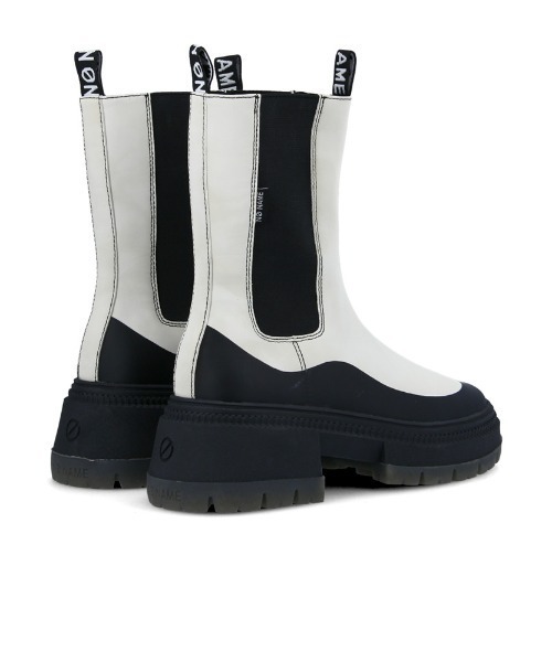 NO NAME（ノーネーム）の「NO NAME/ノーネーム/STRONG HI CHELSEA SWEET BOOTS（ブーツ・レディース・ホワイト/ブラック・36/37/38）」の4枚目の写真