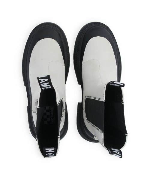 NO NAME（ノーネーム）の「NO NAME/ノーネーム/STRONG HI CHELSEA SWEET BOOTS（ブーツ・レディース・ホワイト/ブラック・36/37/38）」の5枚目の写真