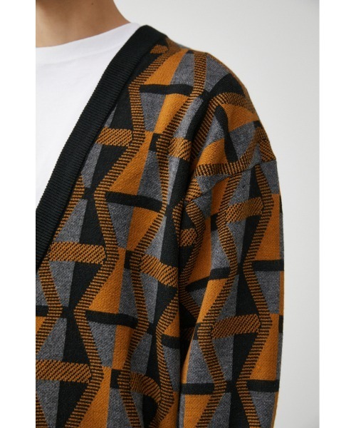 AZUL by moussy（アズールバイマウジー）の「RETRO PATTERN CARDIGAN/レトロパターンカーディガン（カーディガン/ボレロ・メンズ・イエロー系その他/ブラック系その他/レッド系その他・LARGE/MEDIUM）」の20枚目の写真
