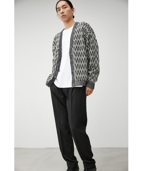 AZUL by moussy（アズールバイマウジー）の「RETRO PATTERN CARDIGAN/レトロパターンカーディガン（カーディガン/ボレロ・メンズ・イエロー系その他/ブラック系その他/レッド系その他・LARGE/MEDIUM）」の5枚目の写真
