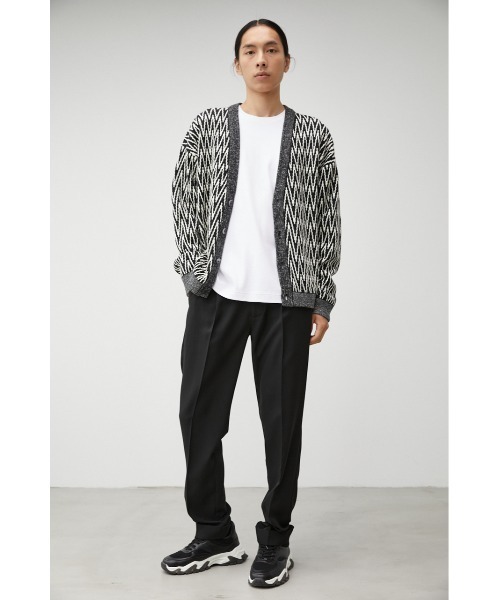 AZUL by moussy（アズールバイマウジー）の「RETRO PATTERN CARDIGAN/レトロパターンカーディガン（カーディガン/ボレロ・メンズ・イエロー系その他/ブラック系その他/レッド系その他・LARGE/MEDIUM）」の6枚目の写真