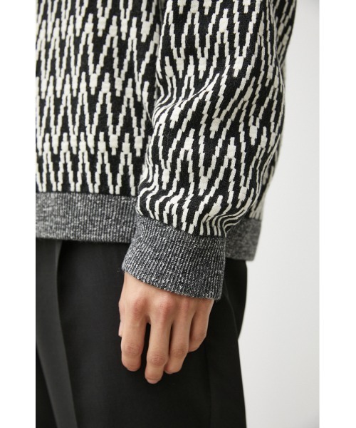 AZUL by moussy（アズールバイマウジー）の「RETRO PATTERN CARDIGAN/レトロパターンカーディガン（カーディガン/ボレロ・メンズ・イエロー系その他/ブラック系その他/レッド系その他・LARGE/MEDIUM）」の12枚目の写真