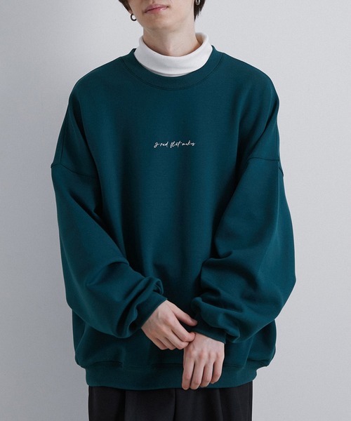 JUNRED（ジュンレッド）の「2ポイントダンボールプルオーバー（Tシャツ/カットソー・メンズ・オフホワイト/グリーン/ブルー系その他4/ミント/ブラック・S/L/M）」の4枚目の写真