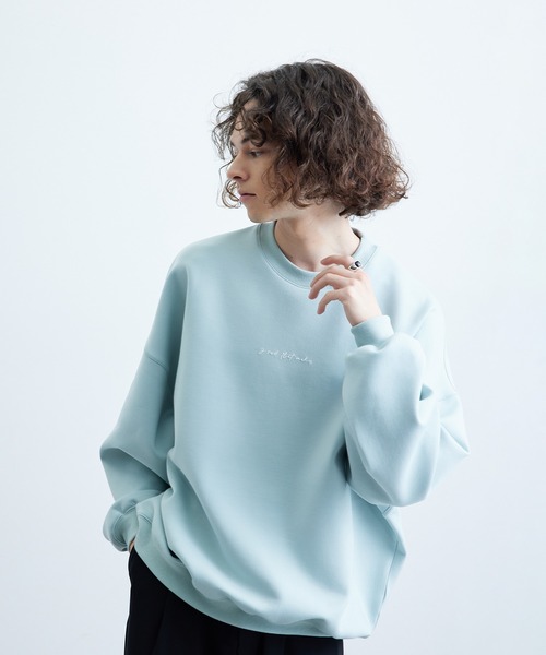 JUNRED（ジュンレッド）の「2ポイントダンボールプルオーバー（Tシャツ/カットソー・メンズ・オフホワイト/グリーン/ブルー系その他4/ミント/ブラック・S/L/M）」の7枚目の写真