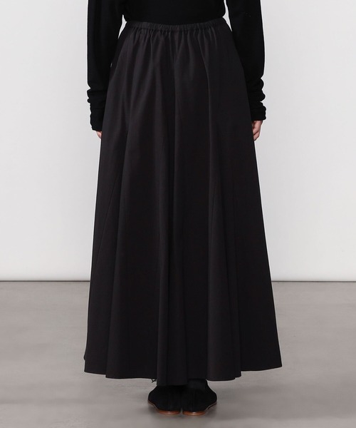 Morris & Sons（モリスアンドサンズ）の「MORRIS & SONS | ボリュームギャザースカート WOMEN（スカート・レディース・ブラック/ベージュ・FREE）」の7枚目の写真