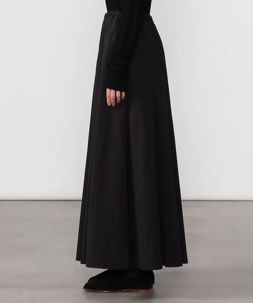 Morris & Sons（モリスアンドサンズ）の「MORRIS & SONS | ボリュームギャザースカート WOMEN（スカート・レディース・ブラック/ベージュ・FREE）」の6枚目の写真