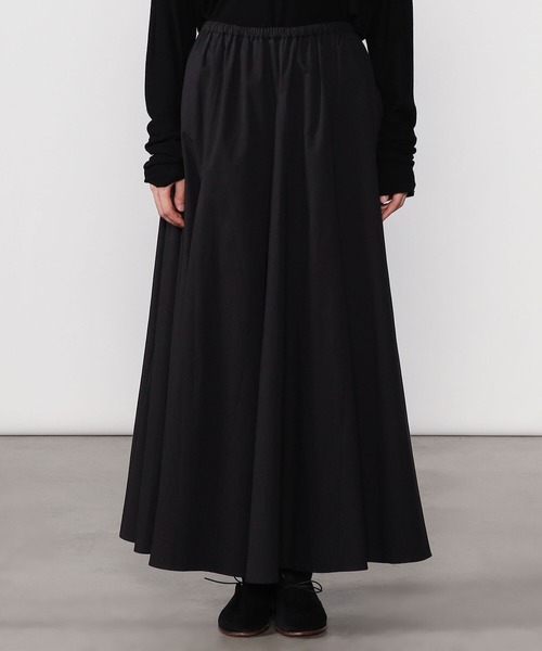 Morris & Sons（モリスアンドサンズ）の「MORRIS & SONS | ボリュームギャザースカート WOMEN（スカート・レディース・ブラック/ベージュ・FREE）」の5枚目の写真