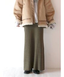 Ungrid | リブ編みマーメイドスカート(スカート)