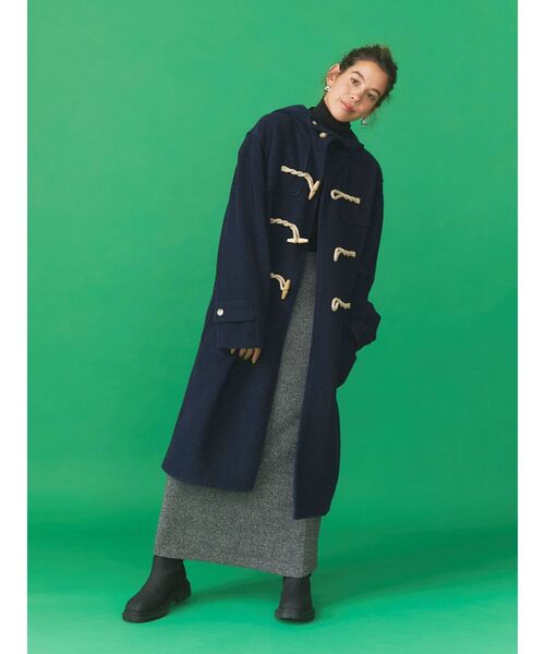 Ungrid(アングリッド)の「リブ編みマーメイドスカート(スカート・レディース・チャコールグレー/オレンジ/カーキ・FREE)」の16枚目の写真