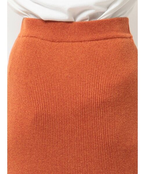 Ungrid(アングリッド)の「リブ編みマーメイドスカート(スカート・レディース・チャコールグレー/オレンジ/カーキ・FREE)」の15枚目の写真
