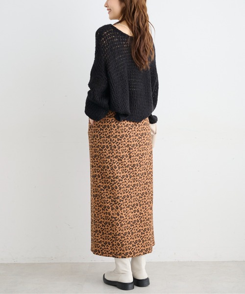 FREE'S MART（フリーズマート）の「◆前後2Wayモヘアライクルーズニット（ニット/セーター・レディース・ブラック/ピンク/ベージュ/ホワイト・FREE）」の11枚目の写真