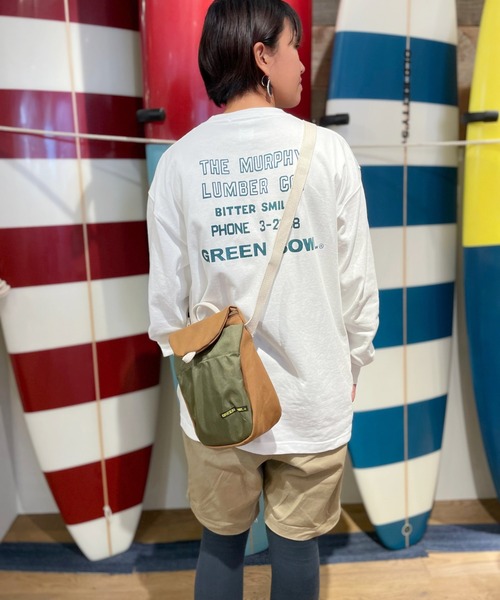 GREEN BOWL(グリーンボウル)の「グリーンボウル【GREEN BOWL】G.B. Canvas Mini Shoulder Bag(ショルダーバッグ・メンズ・ブラウン系1/ライトベージュ/マスタード・FREE)」の1枚目の写真