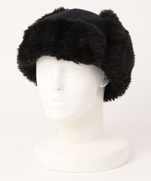 polcadot（ポルカドット）の「COTTON FLGHT CAP／コットン フライトキャップ（キャップ・メンズ・ブルー/ブラック/アイボリー・FREE）」の3枚目の写真