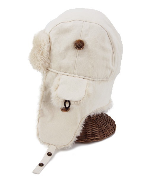 polcadot（ポルカドット）の「COTTON FLGHT CAP／コットン フライトキャップ（キャップ・メンズ・ブルー/ブラック/アイボリー・FREE）」の18枚目の写真