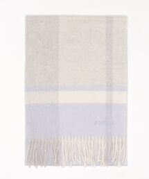 週末お値下】FURLA フルラ ブロックチェック カシミヤビッグマフラー