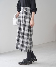 ROPE' PICNIC | 【WEB限定カラー:グリーン】着丈が選べる/チェックキルトスカート/リンクコーデ(スカート)