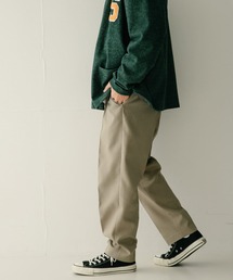 センタークリース メランジスラックスパンツ