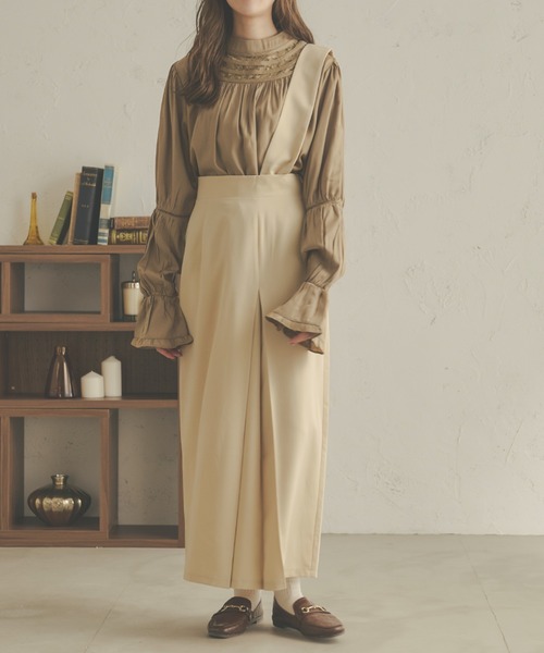 Ambre Neige(アンブルネージュ)の「ハシゴレースブラウス/【WEB/EC限定商品】(シャツ/ブラウス・レディース・ベージュ/オフホワイト/ライトブラウン・FREE)」の17枚目の写真