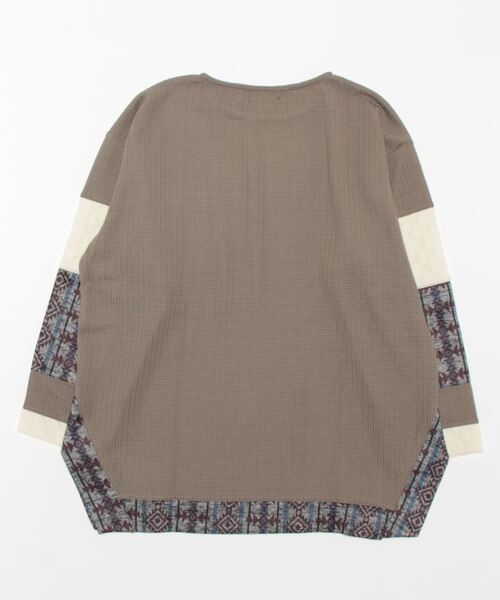 チャイハネ（チャイハネ）の「【チャイハネ】プリリアMEN'Sパッチワークプルオーバー（その他トップス・メンズ・ブラック/ベージュ/ブルー・FREE）」の15枚目の写真