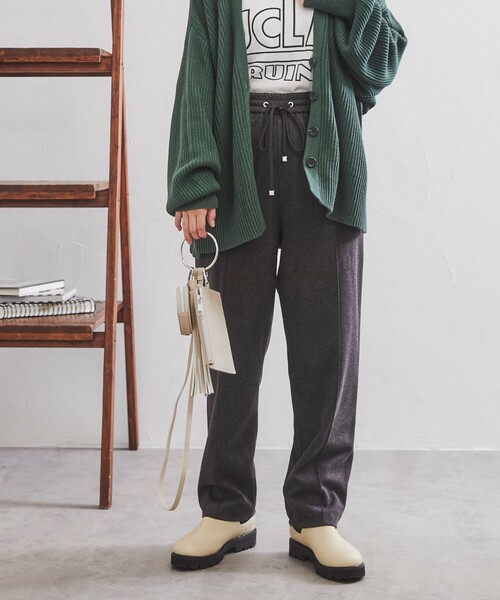 coen(コーエン)の「モイスチャータッチテーパードパンツ#(その他パンツ・レディース・ライトグレー/ダークグレー/オフホワイト/ブラウン/ライトブルー・S/M/L)」の20枚目の写真