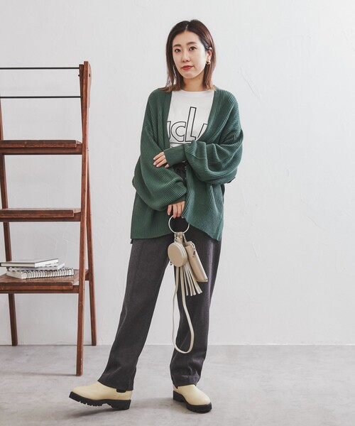 coen(コーエン)の「モイスチャータッチテーパードパンツ#(その他パンツ・レディース・ライトグレー/ダークグレー/オフホワイト/ブラウン/ライトブルー・S/M/L)」の22枚目の写真