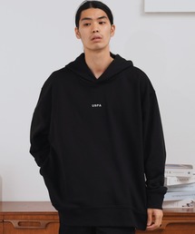 U.S. POLO ASSN. / ユーエスポロアッスン 別注 コラボ オーバーサイズ 裏毛 配色 スウェット パーカー