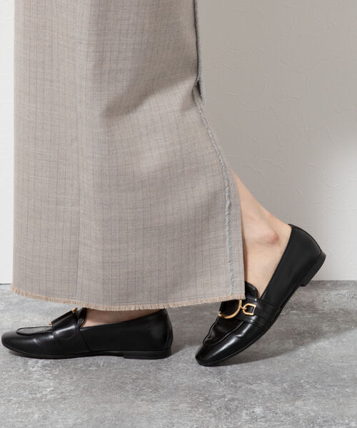 NOLLEY’S（ノーリーズ）の「フラノフリンジロングタイトスカート（スカート・レディース・グレー系その他3/ベージュ系その他3・38/36）」の11枚目の写真