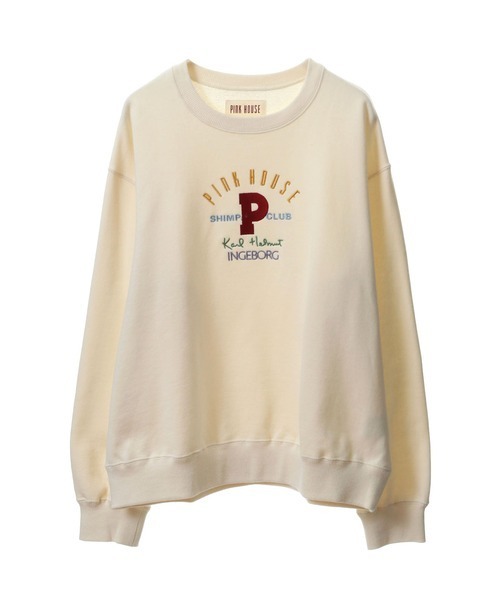 PINK HOUSE（ピンクハウス）の「ロゴトレーナー（スウェット・レディース・レッド/ピンク/オフホワイト・フリー）」の8枚目の写真