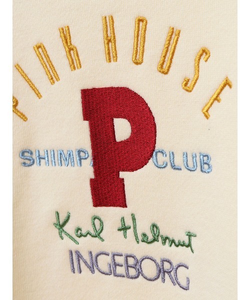 PINK HOUSE（ピンクハウス）の「ロゴトレーナー（スウェット・レディース・レッド/ピンク/オフホワイト・フリー）」の12枚目の写真