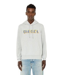 DIESEL | メンズ スウェット パーカー ロゴ(パーカー)