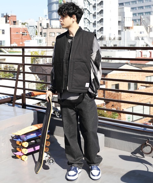 8(eight)(エイト)の「ダックベスト(ダウンベスト・メンズ・ブラウン/ブラック・LARGE/MEDIUM)」の14枚目の写真