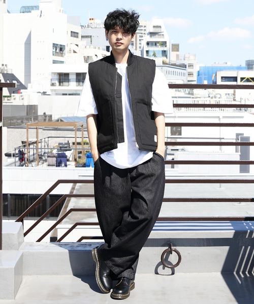 8(eight)(エイト)の「ダックベスト(ダウンベスト・メンズ・ブラウン/ブラック・LARGE/MEDIUM)」の18枚目の写真