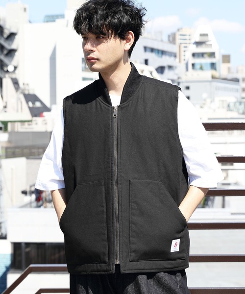 8(eight)(エイト)の「ダックベスト(ダウンベスト・メンズ・ブラウン/ブラック・LARGE/MEDIUM)」の15枚目の写真