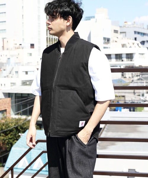 8(eight)(エイト)の「ダックベスト(ダウンベスト・メンズ・ブラウン/ブラック・LARGE/MEDIUM)」の17枚目の写真