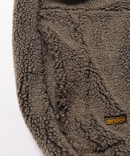 orSlow（オアスロウ）の「orSlow/オアスロウ BOA FLEECE VEST ボアフリースベスト（ベスト・メンズ・カーキ・2/3/4）」の2枚目の写真