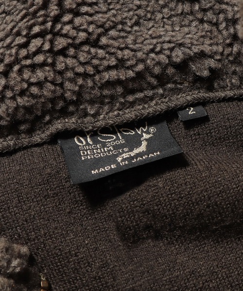 orSlow（オアスロウ）の「orSlow/オアスロウ BOA FLEECE VEST ボアフリースベスト（ベスト・メンズ・カーキ・2/3/4）」の12枚目の写真