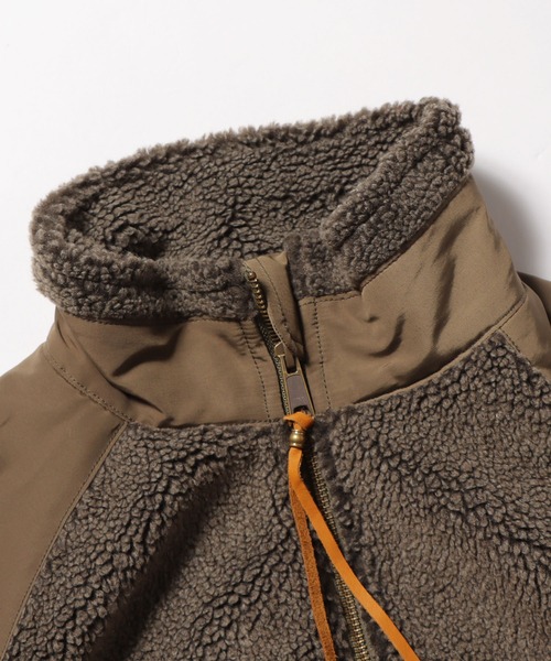 orSlow（オアスロウ）の「orSlow/オアスロウ BOA FLEECE VEST ボアフリースベスト（ベスト・メンズ・カーキ・2/3/4）」の20枚目の写真