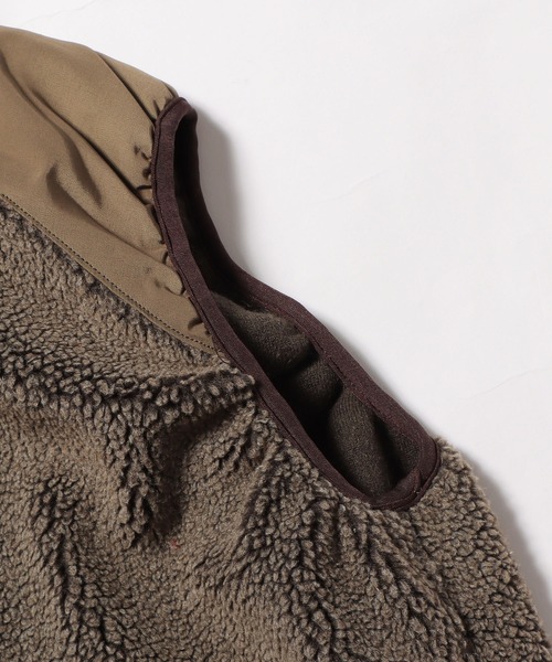 orSlow（オアスロウ）の「orSlow/オアスロウ BOA FLEECE VEST ボアフリースベスト（ベスト・メンズ・カーキ・2/3/4）」の9枚目の写真