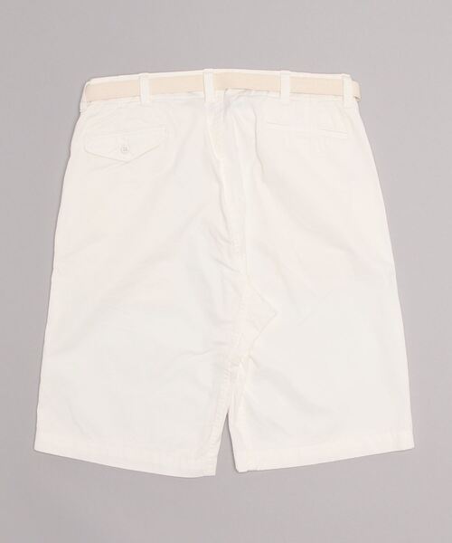MASTER&Co（マスターアンドコー）の「MASTER&CO / マスター&コー：Short Chino Pant with Belt：MC075[STD]（その他パンツ・メンズ・ホワイト・M）」の2枚目の写真